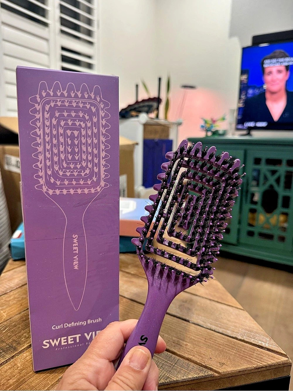 Sweet William Curl Defining Brush Purple NWT, 5 brushes